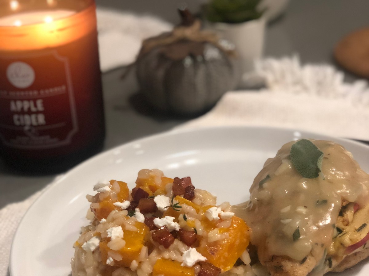 Apple & Gouda Stuffed Chicken with Sage&nbsp;Gravy
